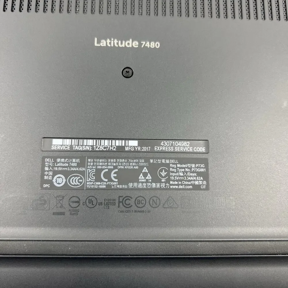 Dell Latitude 7480 14 Laptop Intel Core i5 4GB RAM 128GB SSD Win11P Touch Screen